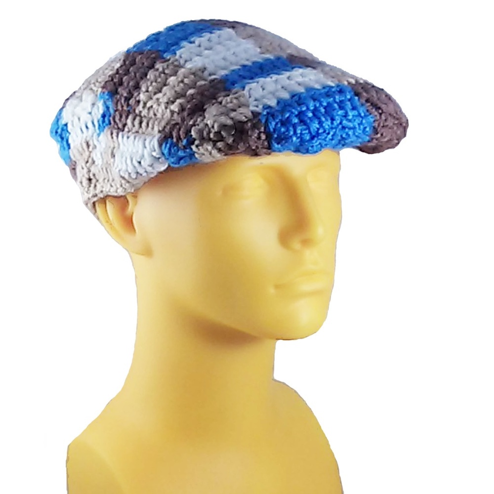 Multi Color Plaid Crochet Kangol (Crochango)UniSex